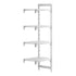 Cambro Camshelving Premium Add-On 4V Shelving Unit – Speckled Gray