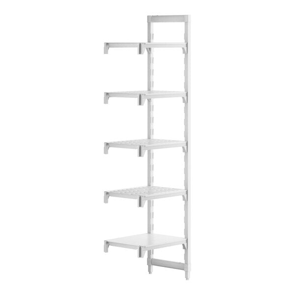 Cambro Camshelving Premium Add-On 5VS Shelving Unit – Speckled Gray