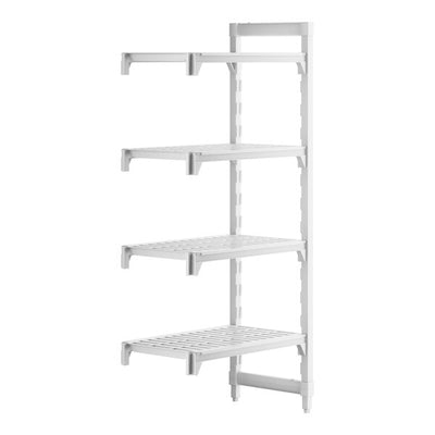 Cambro Camshelving Premium Add-On 4V Shelving Unit – Speckled Gray