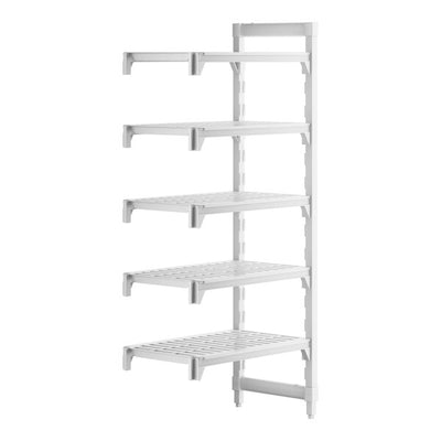 Cambro Camshelving Premium Add-On 5V Shelving Unit – Speckled Gray