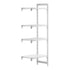 Cambro Camshelving Premium Add-On 4VS Shelving Unit – Speckled Gray