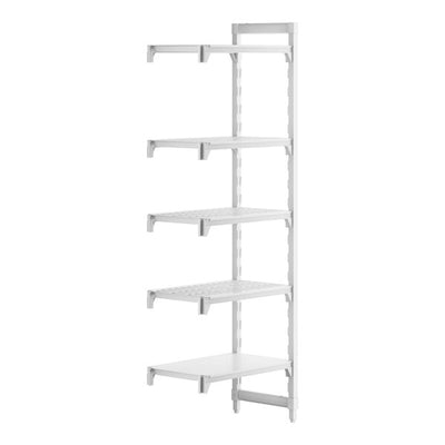 Cambro Camshelving Premium Add-On 5VS Shelving Unit – Speckled Gray