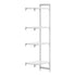 Cambro Camshelving Premium Add-On 4S Shelving Unit – Speckled Gray