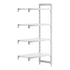 Cambro Camshelving Premium Add-On 4S Shelving Unit – Speckled Gray