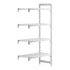 Cambro Camshelving Premium Add-On 4V Shelving Unit – Speckled Gray
