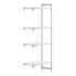 Cambro Camshelving Premium Add-On 4S Shelving Unit – Speckled Gray