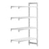 Cambro Camshelving Premium Add-On 4VS Shelving Unit – Speckled Gray