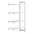 Cambro Camshelving Premium Add-On 4VS Shelving Unit – Speckled Gray
