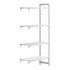 Cambro Camshelving Premium Add-On 4VS Shelving Unit – Speckled Gray