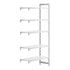 Cambro Camshelving Premium Add-On 5S Shelving Unit – Speckled Gray