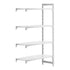 Cambro Camshelving Premium Add-On 4S Shelving Unit – Speckled Gray