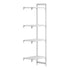 Cambro Camshelving Premium Add-On 4V Shelving Unit – Speckled Gray