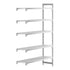 Cambro Camshelving Premium Add-On 5V Shelving Unit – Speckled Gray
