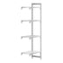 Cambro Camshelving Premium Add-On 4VS Shelving Unit – Speckled Gray