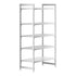 Cambro Camshelving Premium 5-Shelf Vented & Solid Starter Shelving Unit – Speckled Gray