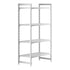 Cambro Camshelving Premium 4-Shelf Vented Starter Shelving Unit – Speckled Gray