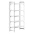 Cambro Camshelving Premium 5-Shelf Solid Starter Shelving Unit – Speckled Gray