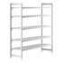 Cambro Camshelving Premium 5-Shelf Vented Starter Shelving Unit – Speckled Gray