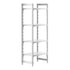 Cambro Camshelving Premium 4-Shelf Solid Starter Shelving Unit – Speckled Gray