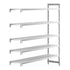 Cambro Camshelving Premium Add-On 5V Shelving Unit – Speckled Gray