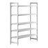 Cambro Camshelving Premium 5-Shelf Vented Starter Shelving Unit – Speckled Gray