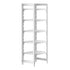 Cambro Camshelving Premium 5-Shelf Vented Starter Shelving Unit – Speckled Gray