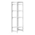 Cambro Camshelving Premium 4-Shelf Solid Starter Shelving Unit – Speckled Gray