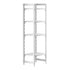 Cambro Camshelving Premium 4-Shelf Vented Starter Shelving Unit – Speckled Gray