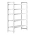 Cambro Camshelving Premium 5-Shelf Vented Starter Shelving Unit – Speckled Gray