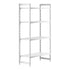 Cambro Camshelving Premium 4-Shelf Vented & Solid Starter Shelving Unit – Speckled Gray