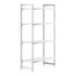 Cambro Camshelving Premium 4-Shelf Solid Starter Shelving Unit – Speckled Gray