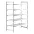 Cambro Camshelving Premium 5-Shelf Vented Starter Shelving Unit – Speckled Gray