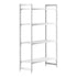 Cambro Camshelving Premium 4-Shelf Vented & Solid Starter Shelving Unit – Speckled Gray