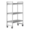 Cambro Camshelving Premium Drying Rack Mobile Unit – Speckled Gray