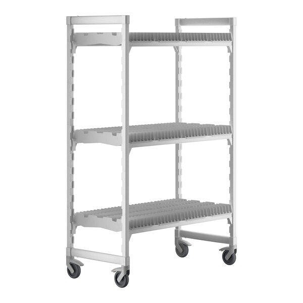 Cambro Camshelving Premium Drying Rack Mobile Unit – Speckled Gray
