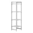 Cambro Camshelving Premium 4-Shelf Vented Starter Shelving Unit – Speckled Gray