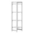 Cambro Camshelving Premium 4-Shelf Solid Starter Shelving Unit – Speckled Gray