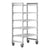 Cambro Camshelving Premium 5-Shelf Vented Mobile Shelving Unit – Speckled Gray