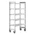 Cambro Camshelving Premium 5-Shelf Vented Mobile Shelving Unit – Speckled Gray