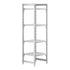 Cambro Camshelving Premium 4-Shelf Vented Starter Shelving Unit – Speckled Gray
