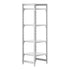 Cambro Camshelving Premium 4-Shelf Solid Starter Shelving Unit – Speckled Gray