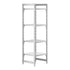 Cambro Camshelving Premium 4-Shelf Vented & Solid Starter Shelving Unit – Speckled Gray