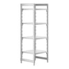 Cambro Camshelving Premium 4-Shelf Solid Starter Shelving Unit – Speckled Gray