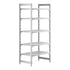 Cambro Camshelving Premium 5-Shelf Vented Starter Shelving Unit – Speckled Gray