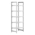 Cambro Camshelving Premium 5-Shelf Solid Starter Shelving Unit – Speckled Gray