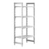 Cambro Camshelving Premium 4-Shelf Vented Starter Shelving Unit – Speckled Gray