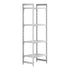 Cambro Camshelving Premium 4-Shelf Vented Starter Shelving Unit – Speckled Gray