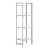Cambro Camshelving Premium 4-Shelf Solid Starter Shelving Unit – Speckled Gray