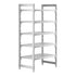 Cambro Camshelving Premium 5-Shelf Vented Starter Shelving Unit – Speckled Gray