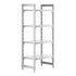 Cambro Camshelving Premium 4-Shelf Solid Starter Shelving Unit – Speckled Gray